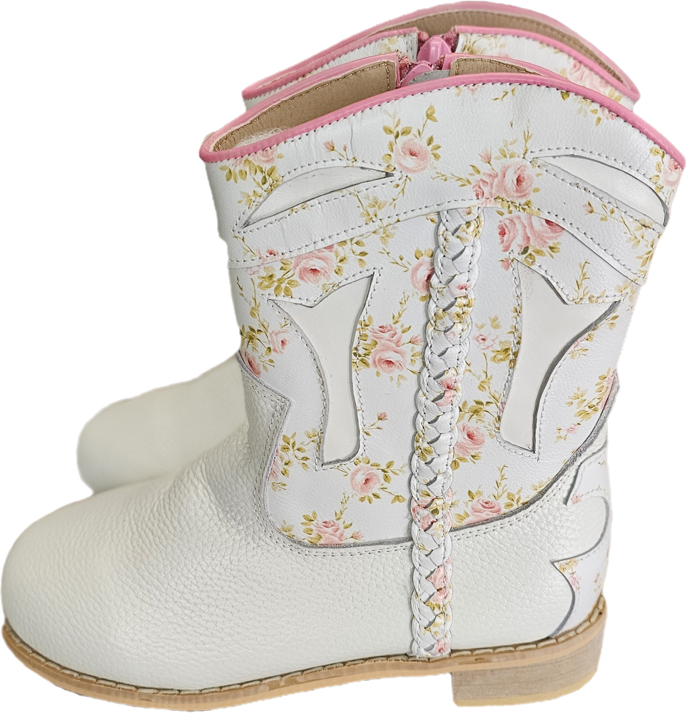 Braided floral cowboy boots - Kids and Adult