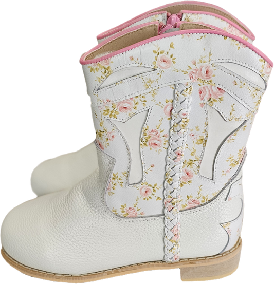 Braided floral cowboy boots - Kids and Adult