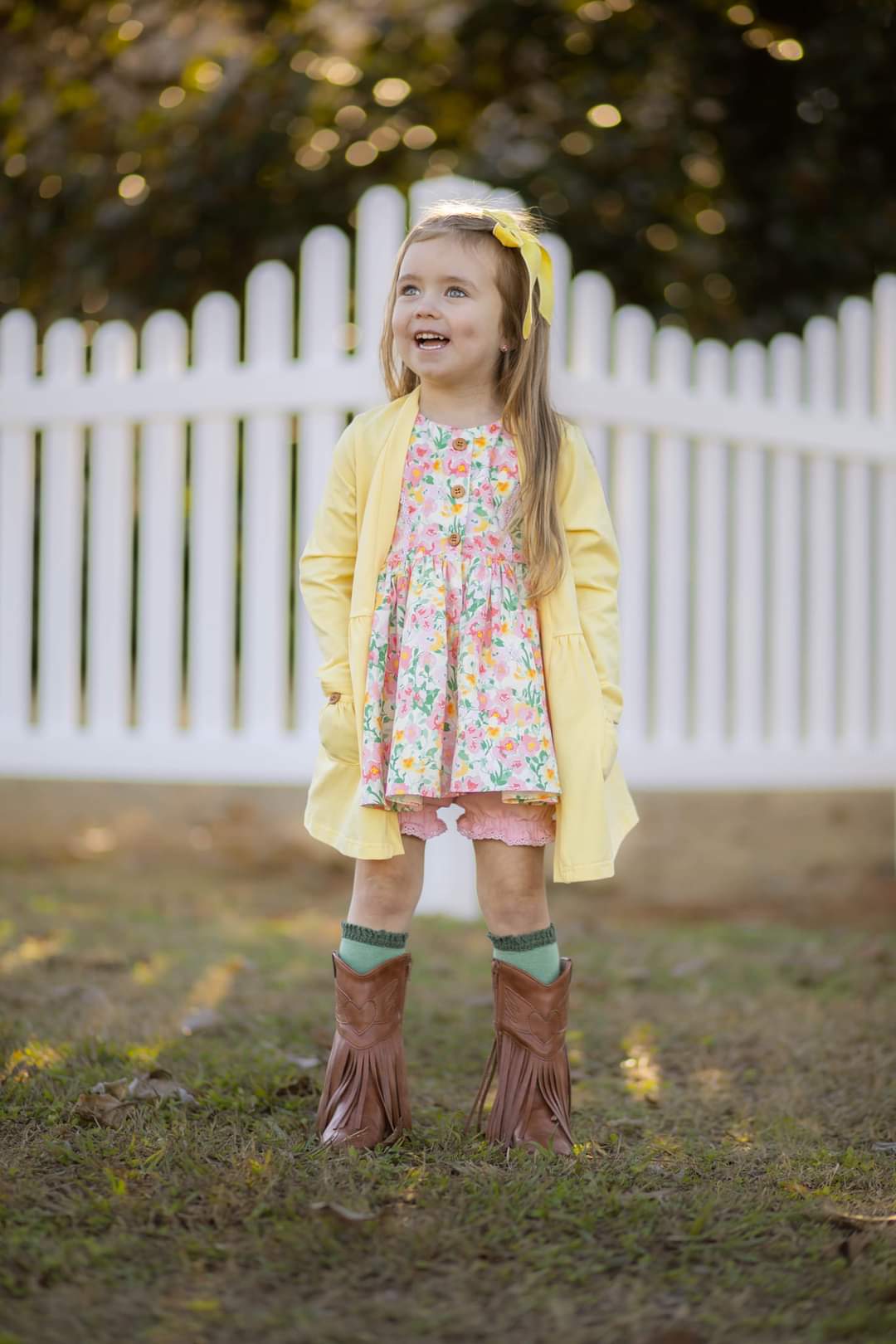 Jolene Fringe Leather Cowgirl Boots RTS