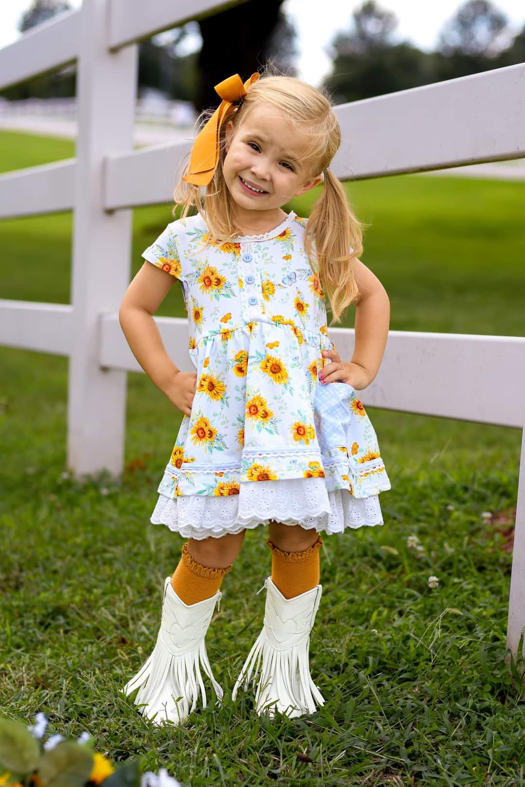 Jolene Fringe Leather Cowgirl Boots RTS