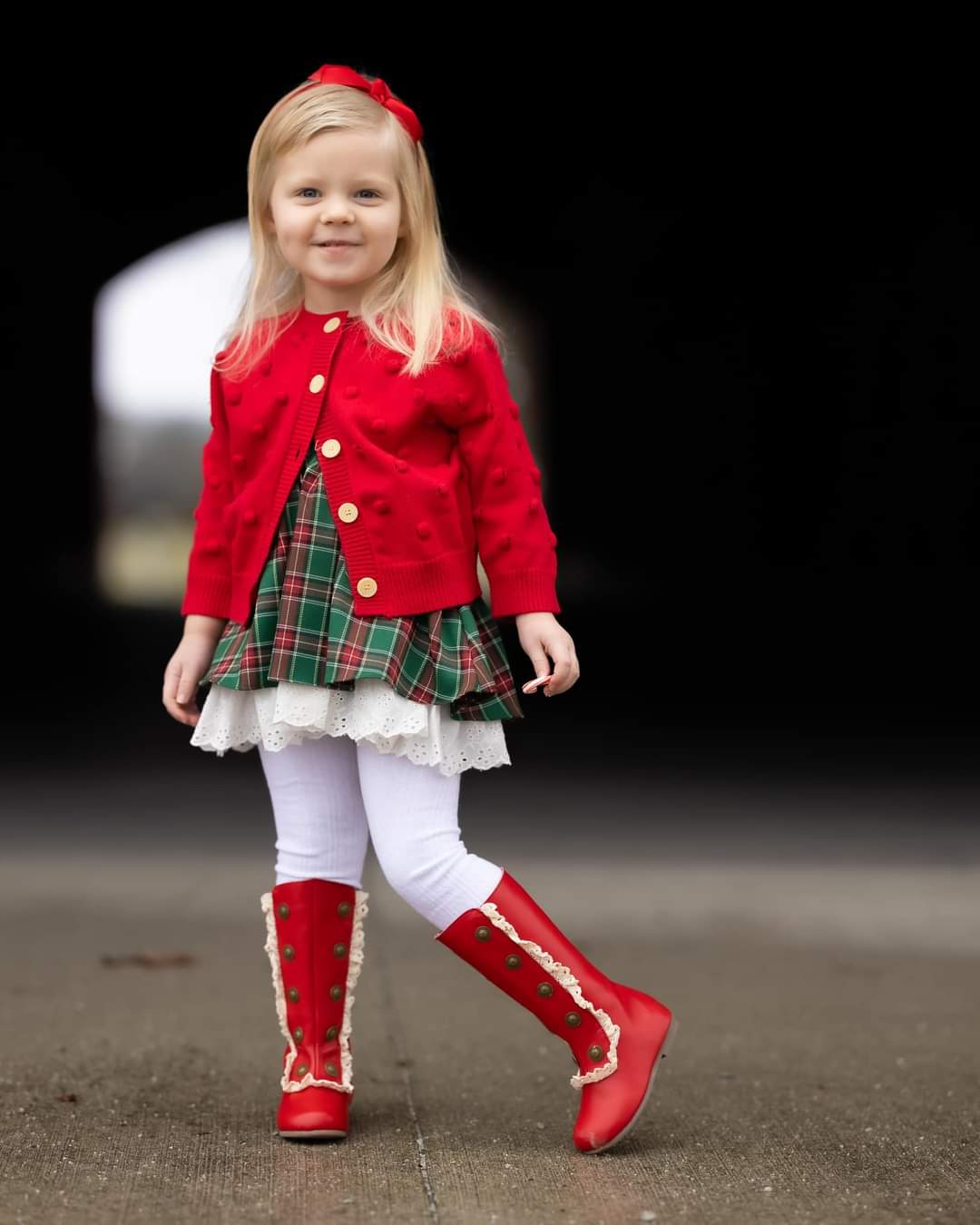 Analise Leather Button Boots
