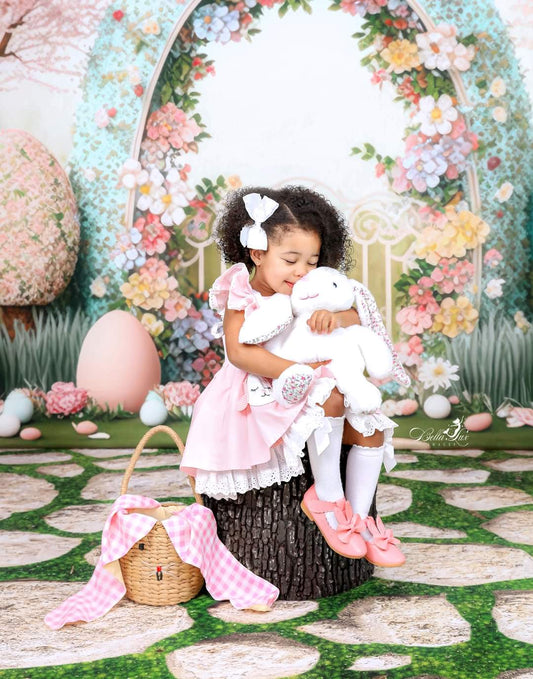 Rattan Bunny Easter Basket