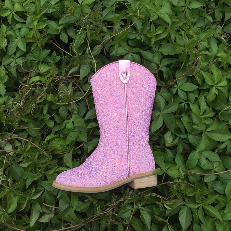 Reba Girls Glitter Cowboy Boots (US sizing)