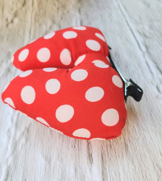 Magical mouse Red Polka dot puffy bow