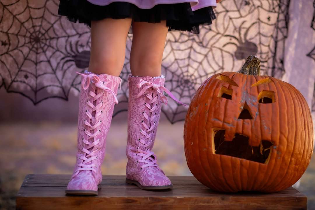 Tall Lace Boots