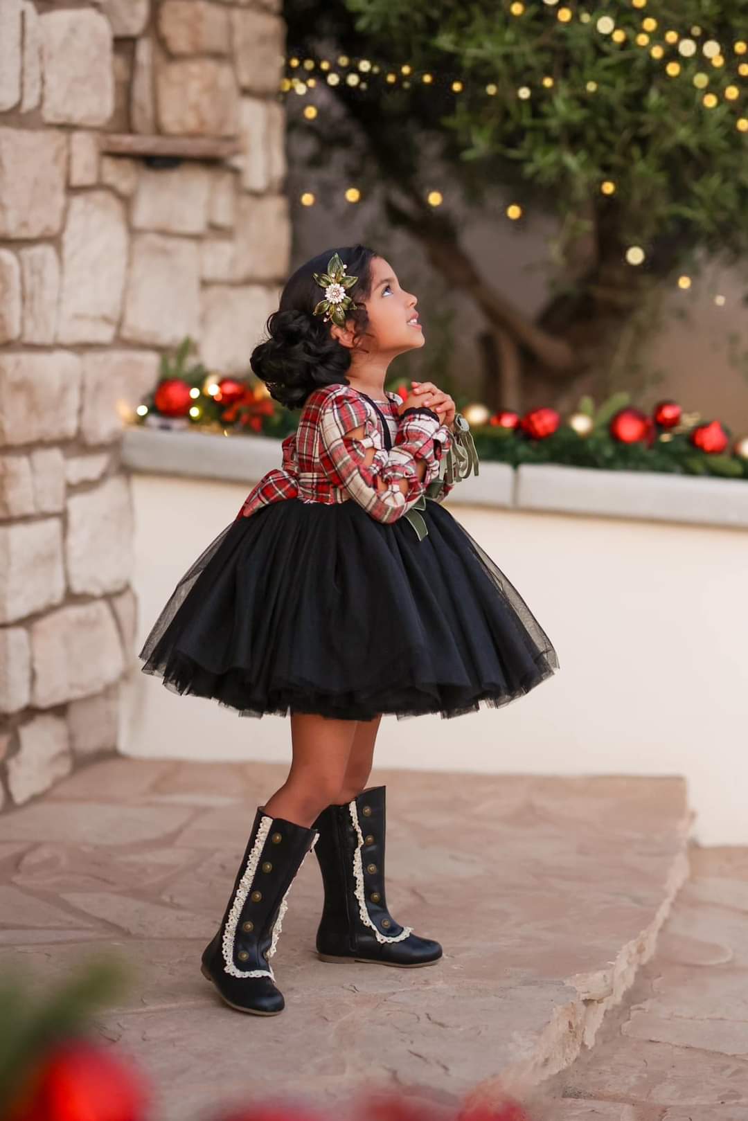 Analise Leather Button Boots