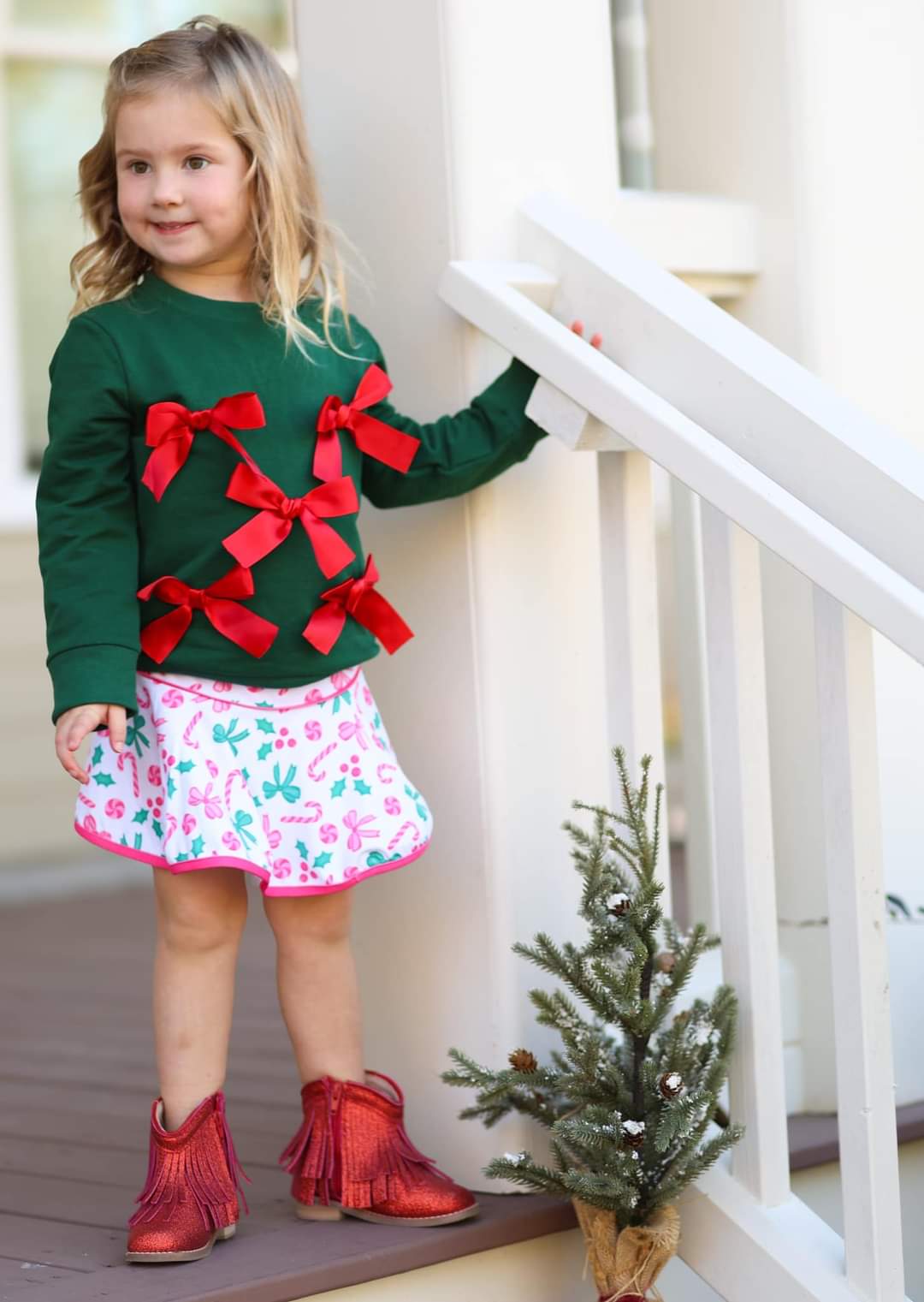 Clementine Fringe cowboy booties (glitter and solid)