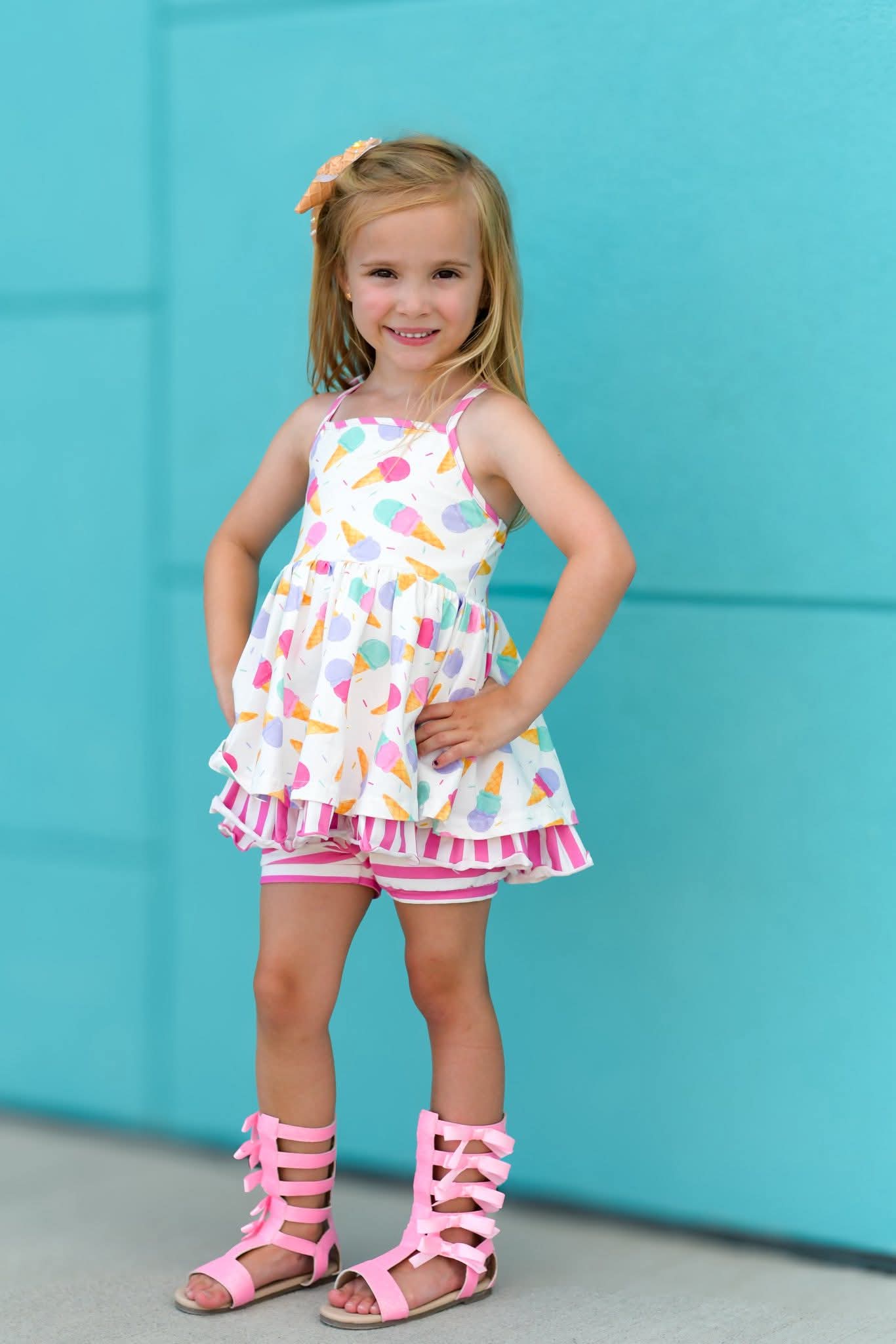 JoJo Bow Glitter Gladiators - new colors