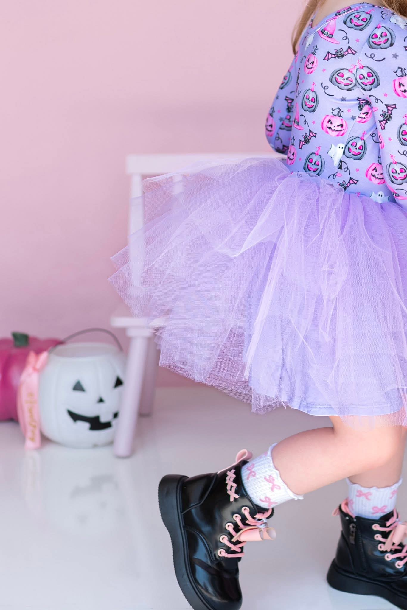 Pretty in punk bow combat boots