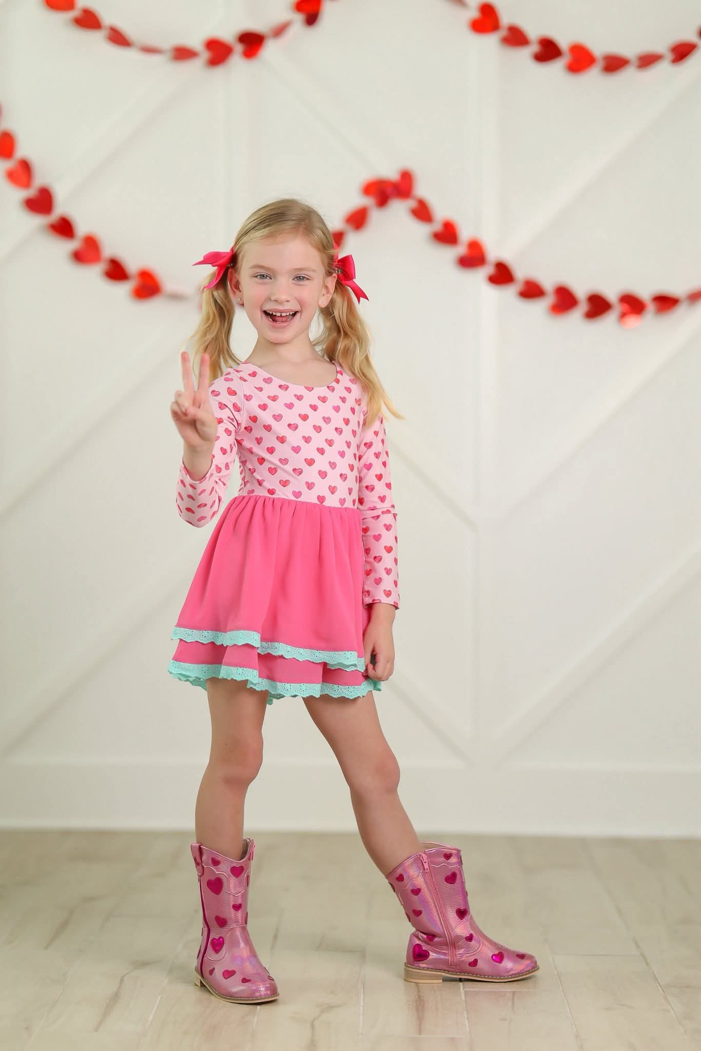 Love Story Embroidered heart cowboy boots