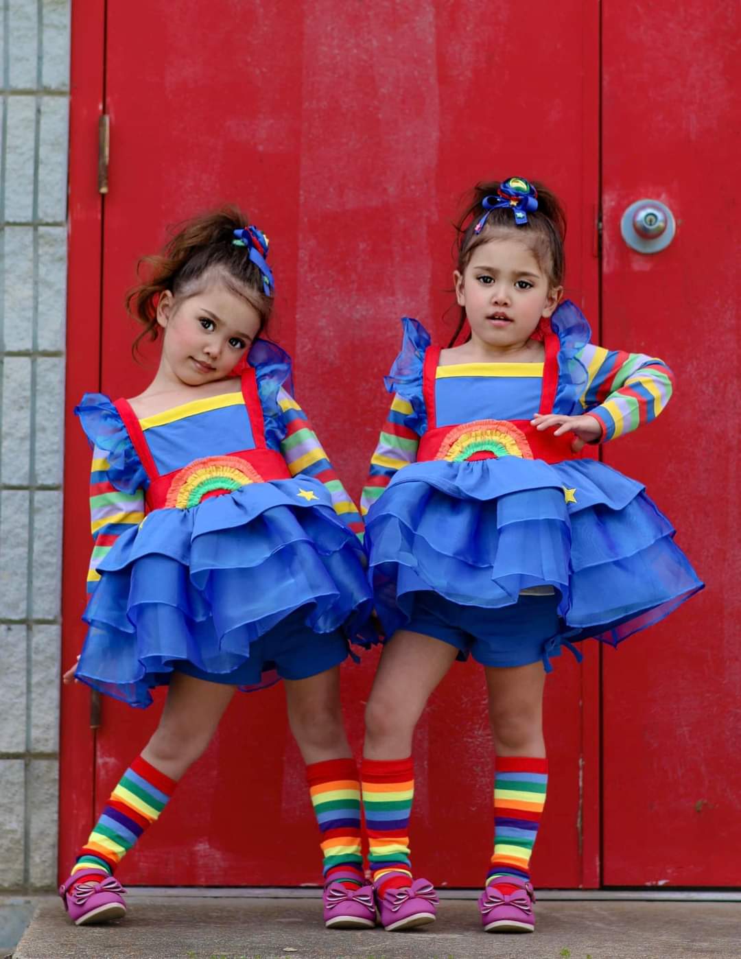 Starlite rainbow leg /arm warmers