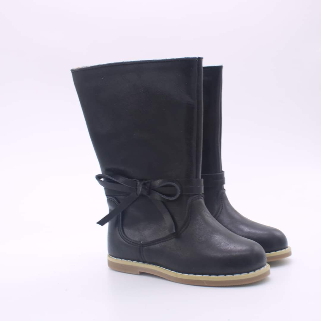 Tall leather boots