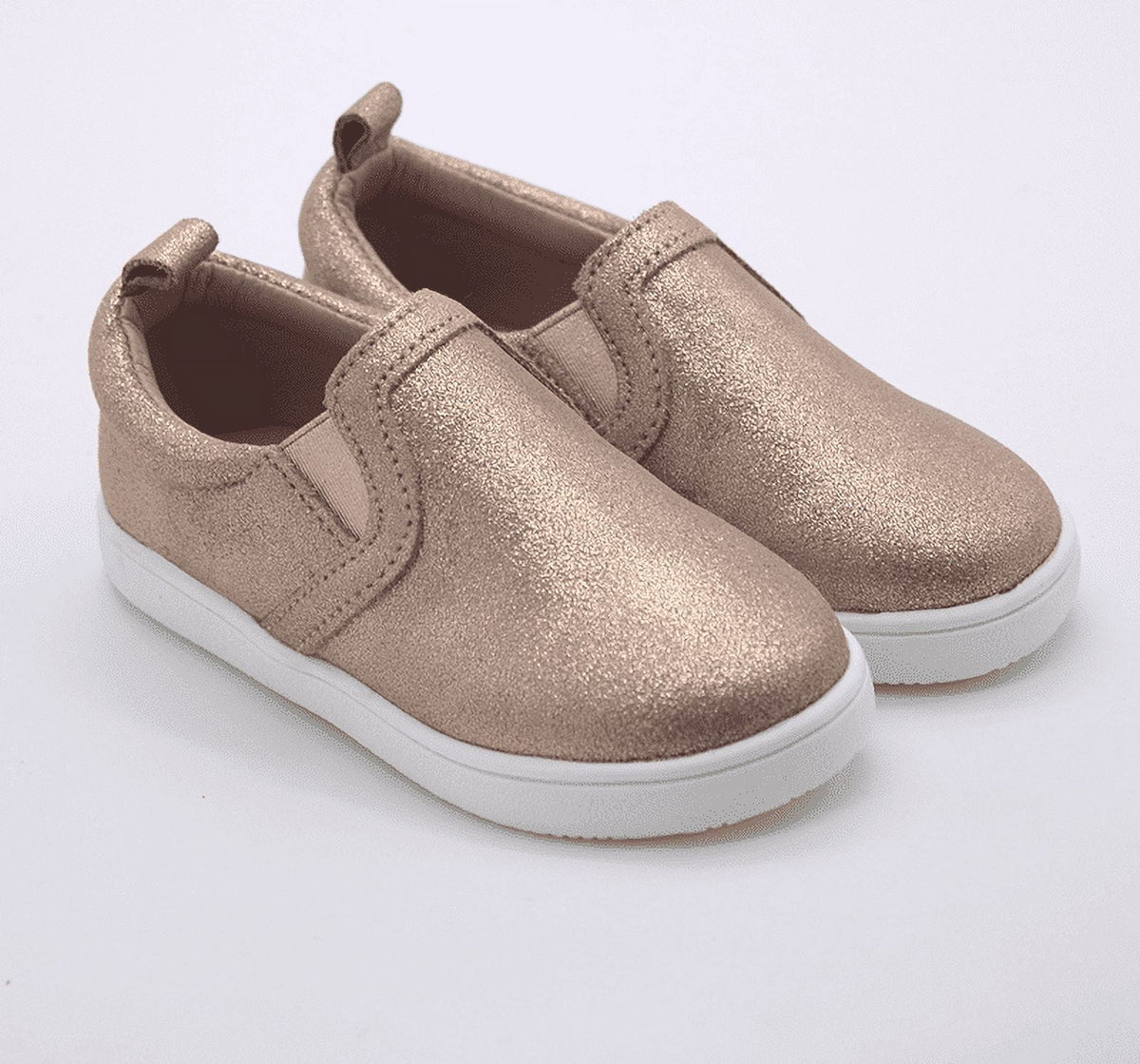 Girls Slip on Casual Shoes iridescent crackle unisex toddler 11