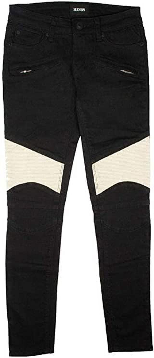 Hudson Kids 'Shelby' Moto Jeans, Black (8)