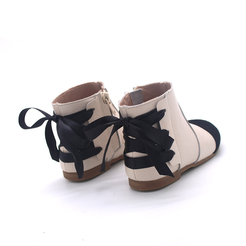 Marie ribbon ankle boot