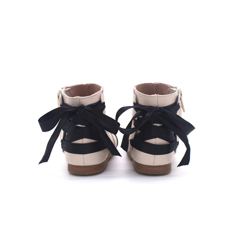 Marie ribbon ankle boot