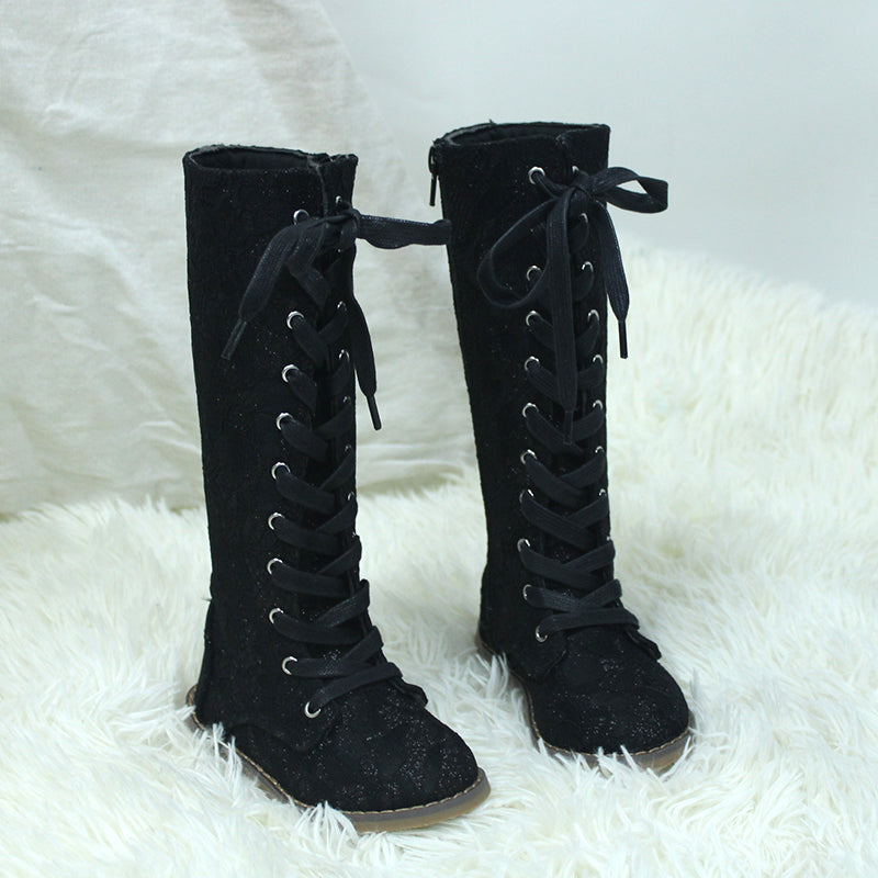Tall Lace Boots