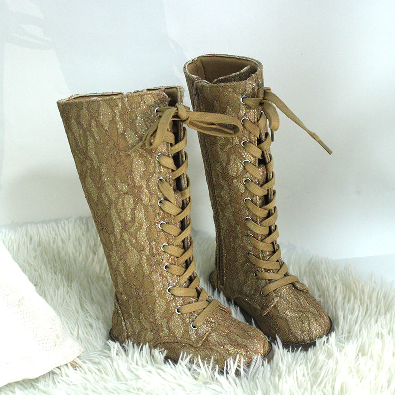 Tall Lace Boots