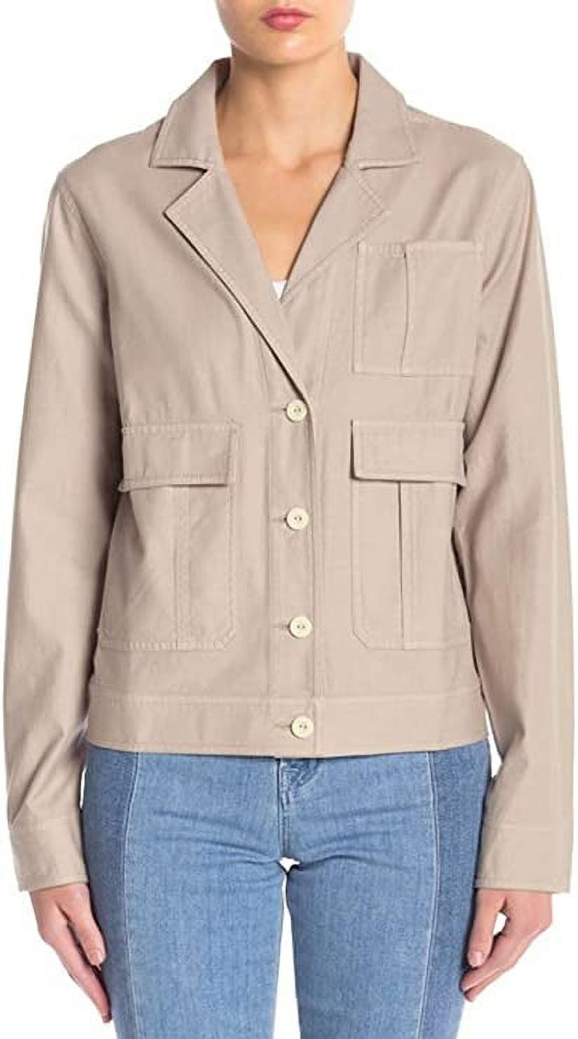 J Brand Tracy Utility Jacket, Drift Wood - Large