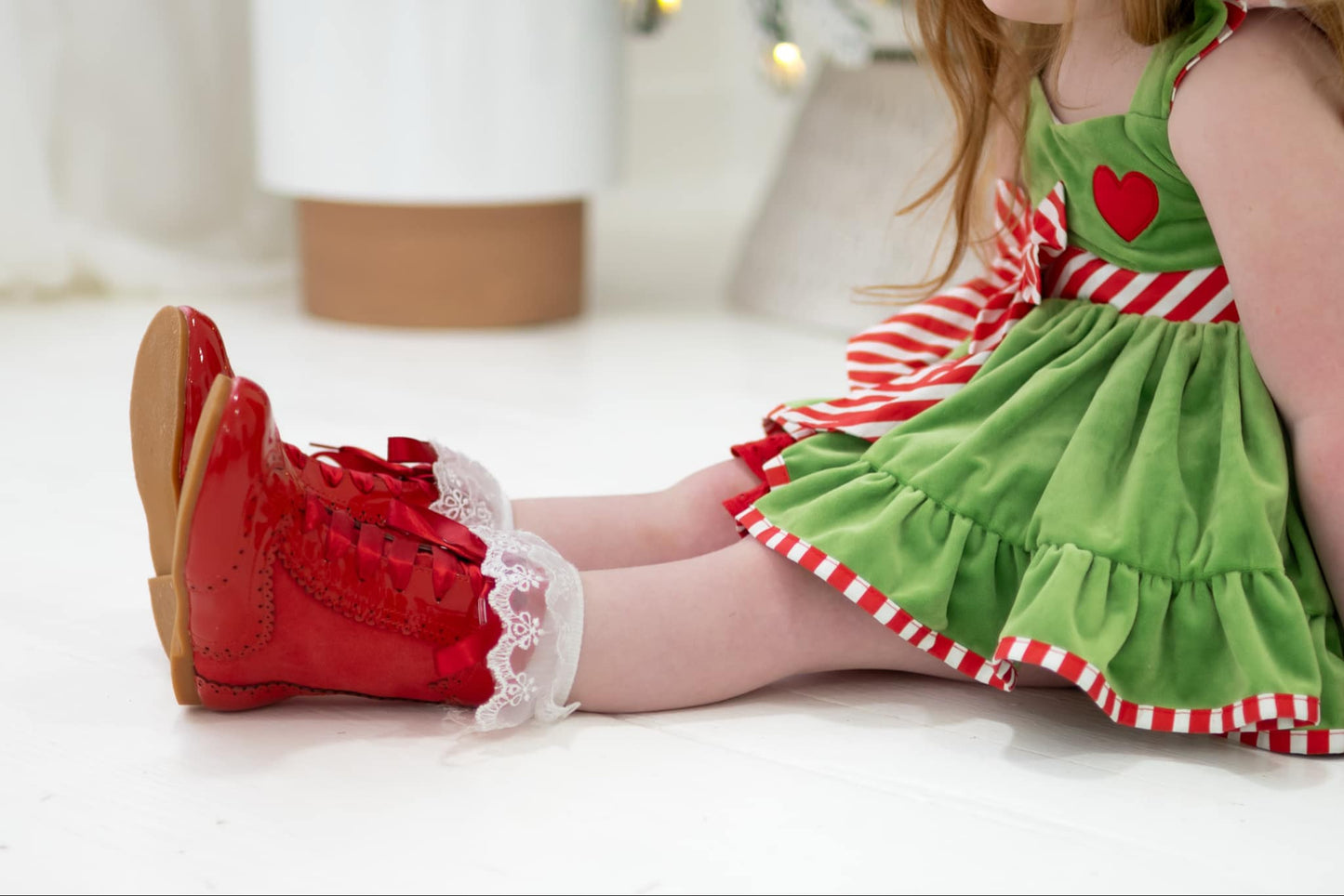 Esmeralda Spanish patent and suede boots