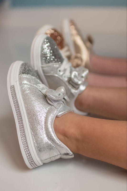 Malia Shimmer Bling Sneakers