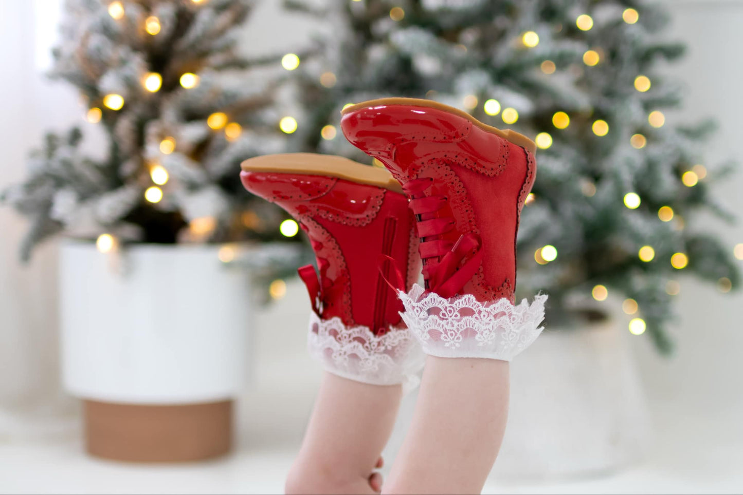 Esmeralda Spanish patent and suede boots