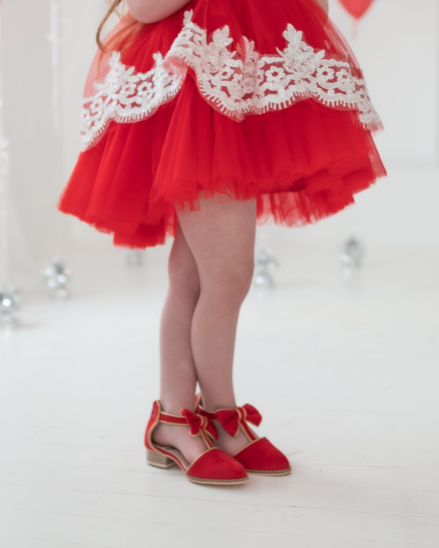 Scarlet sweetheart heels - Ready to ship