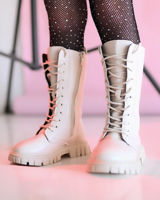 Kpop hunter tall combat boots pre order