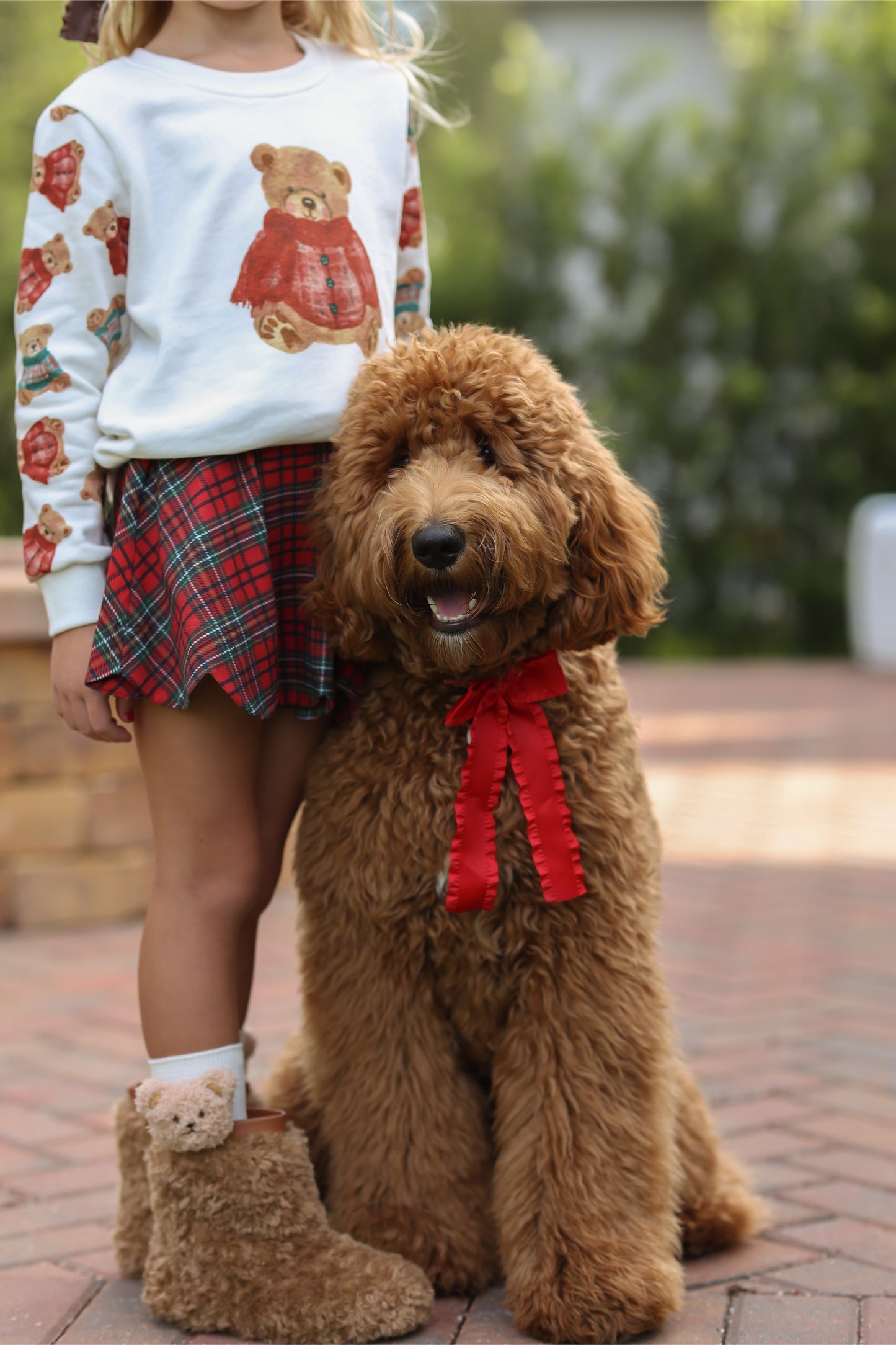 Muriel furry bear boots