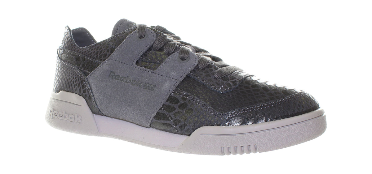 Reebok Womens Ash Grey/Chalk Fashion Sneaker Size 9