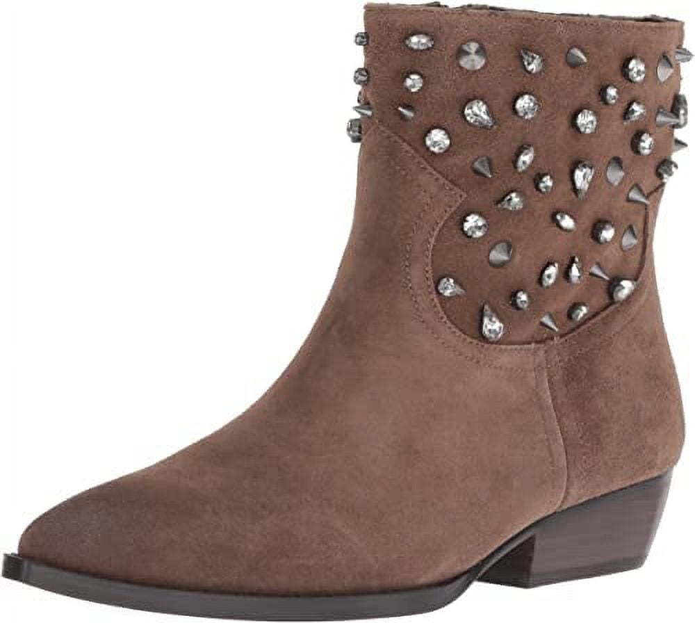 Sam Edelman Women's Avril Fashion Boot, Dark Taupe Suede, 9.5 M US