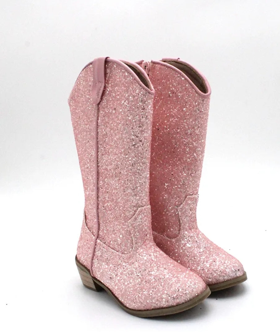 Taylor Glitter Cowgirl Boots