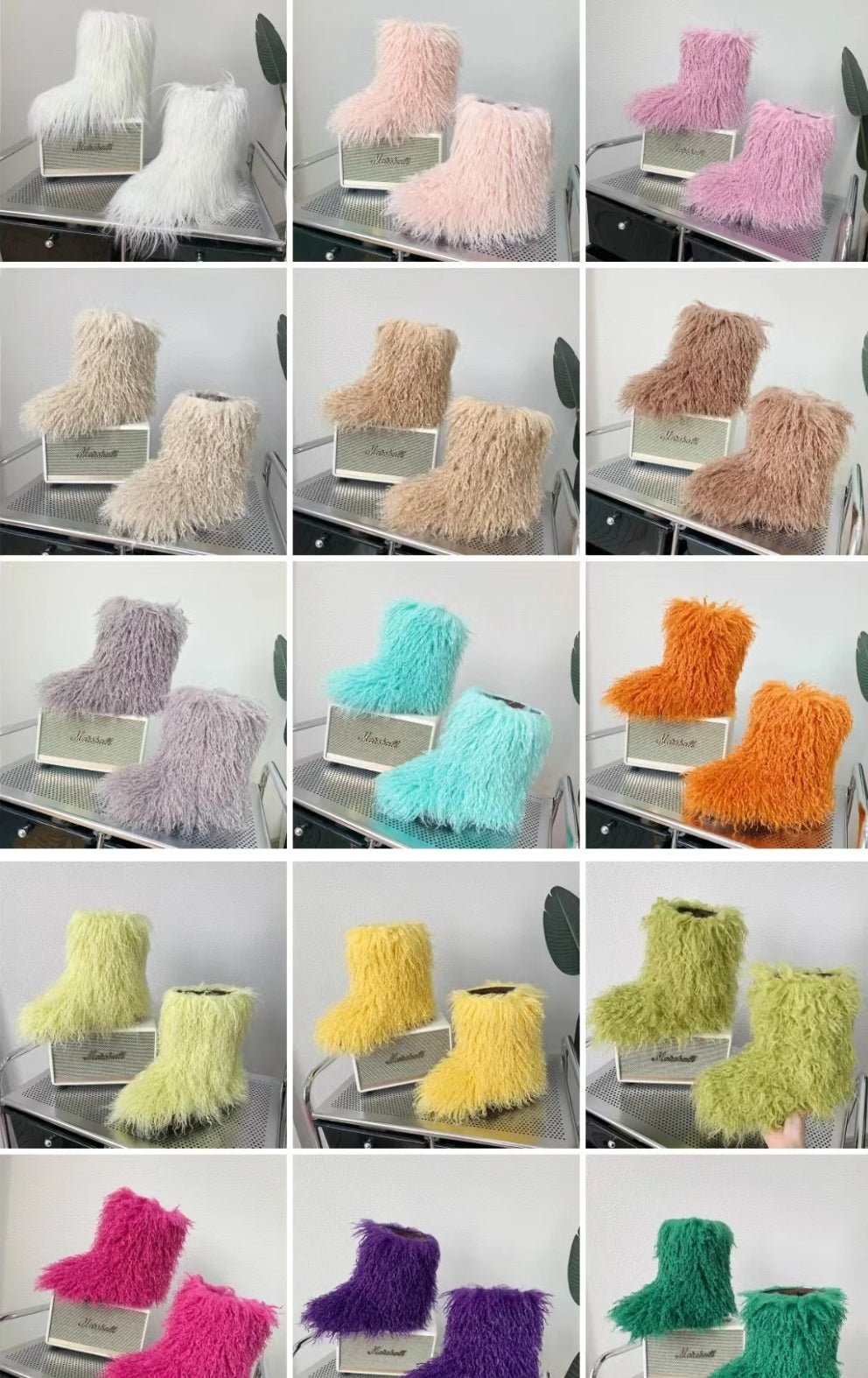Mean one fur boots Adults
