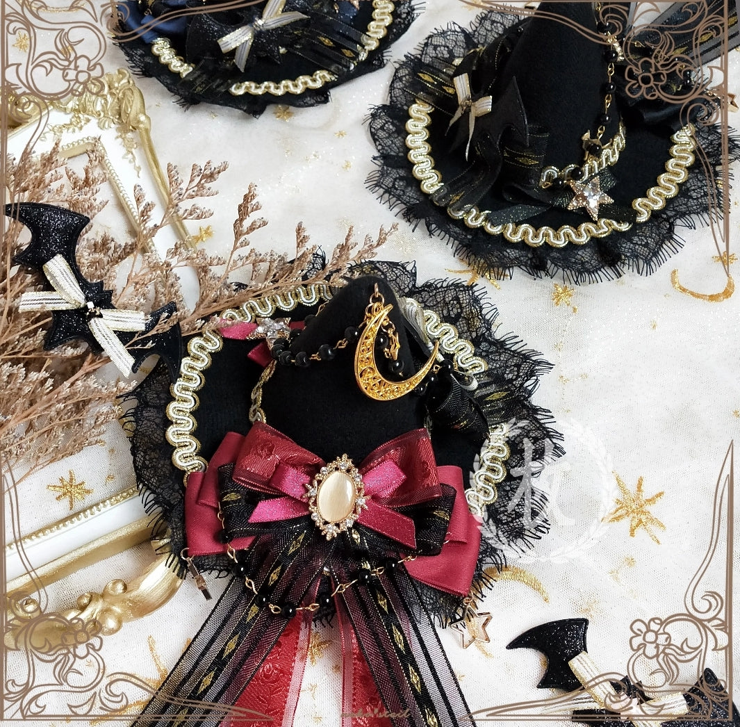 Sabrina witch hat hair clip