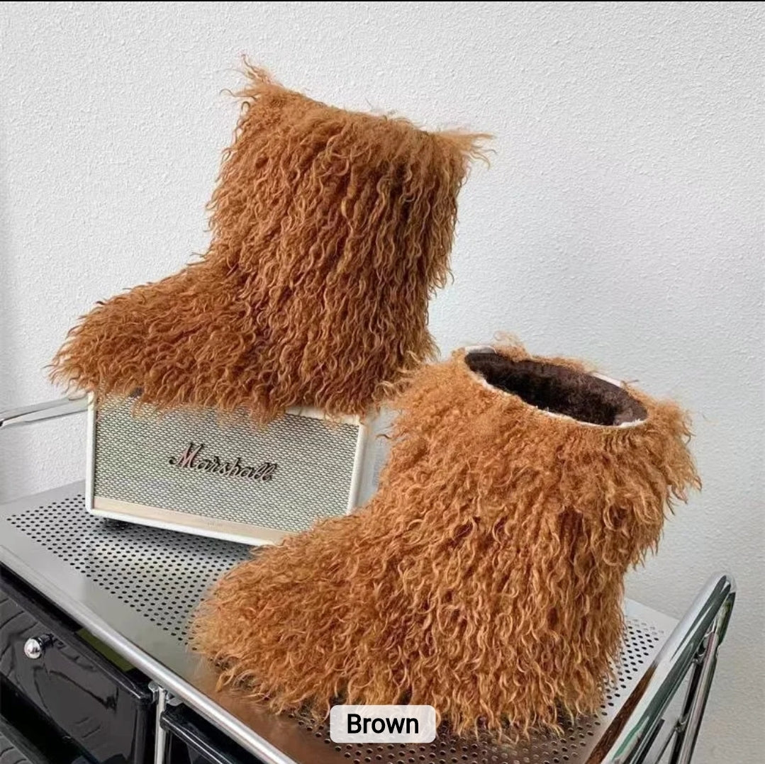 Mean one fur boots Adults
