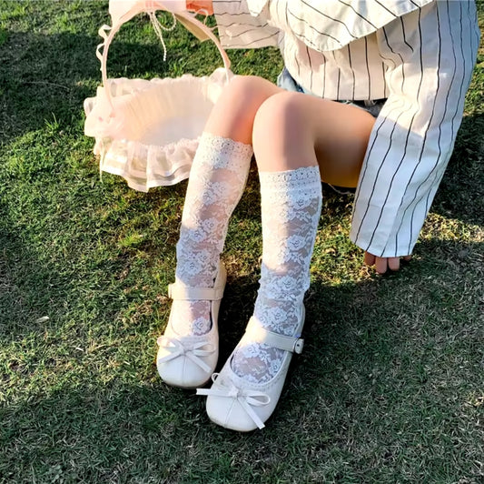 Floral Lace stocking