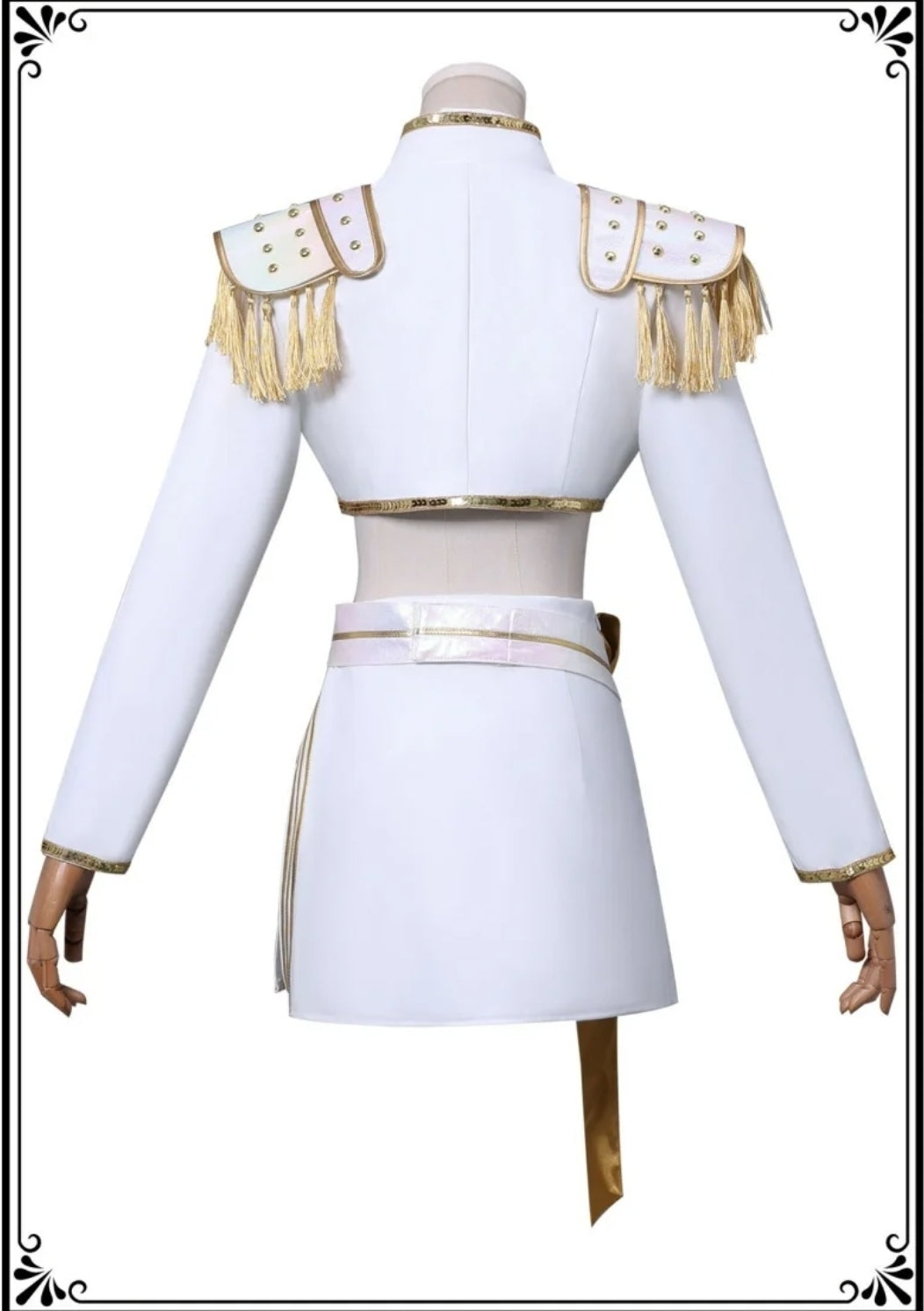 Kpop cosplay costume sets white