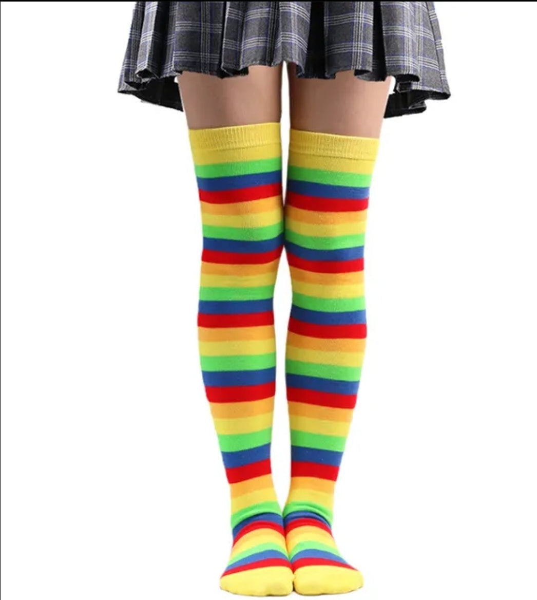 Rainbow socks - adult