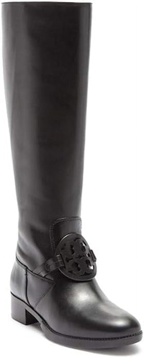 Tory Burch Miller Boots Leather Pull On (8.5, Black)