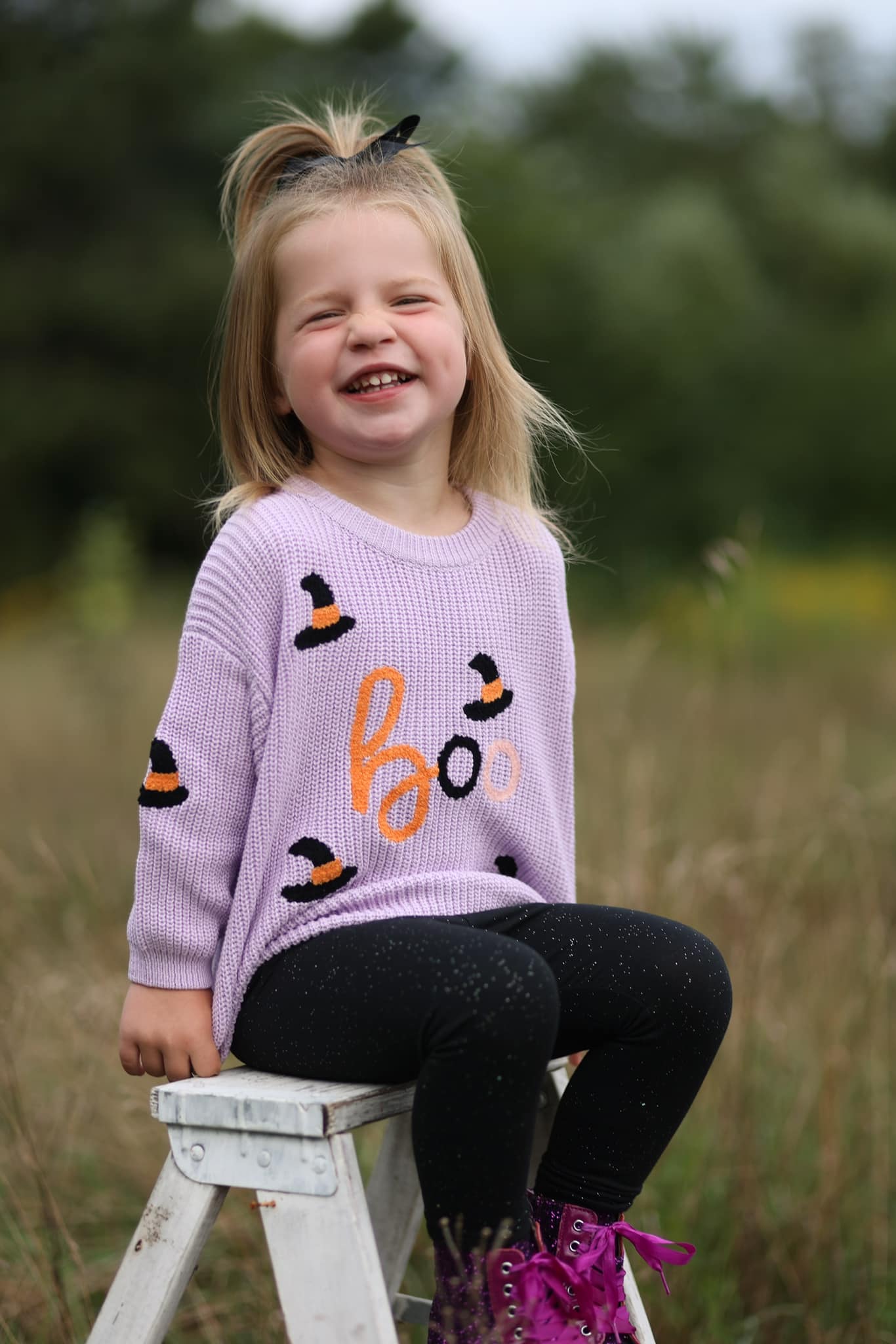 Halloween and fall embroidered sweaters