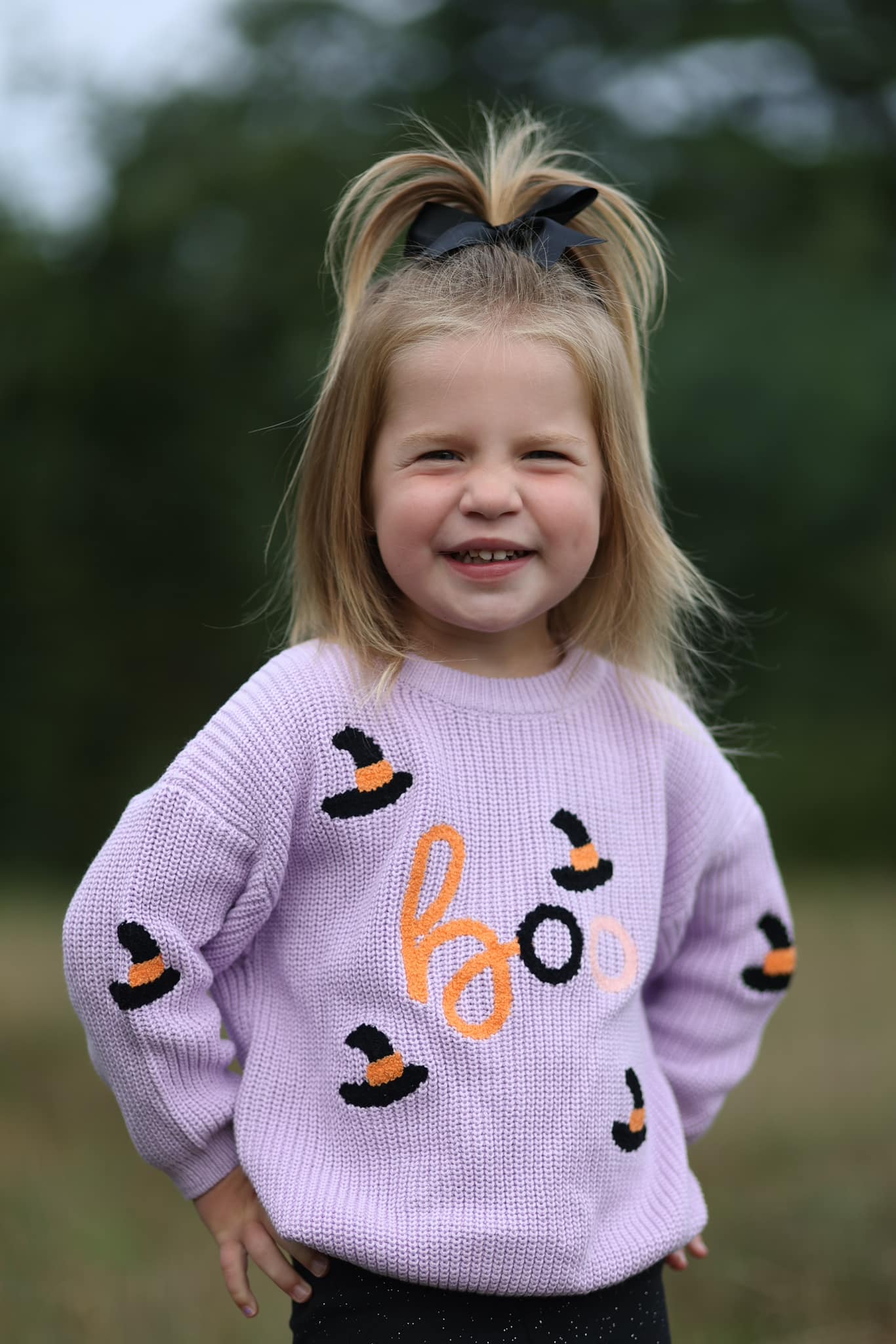 Halloween and fall embroidered sweaters