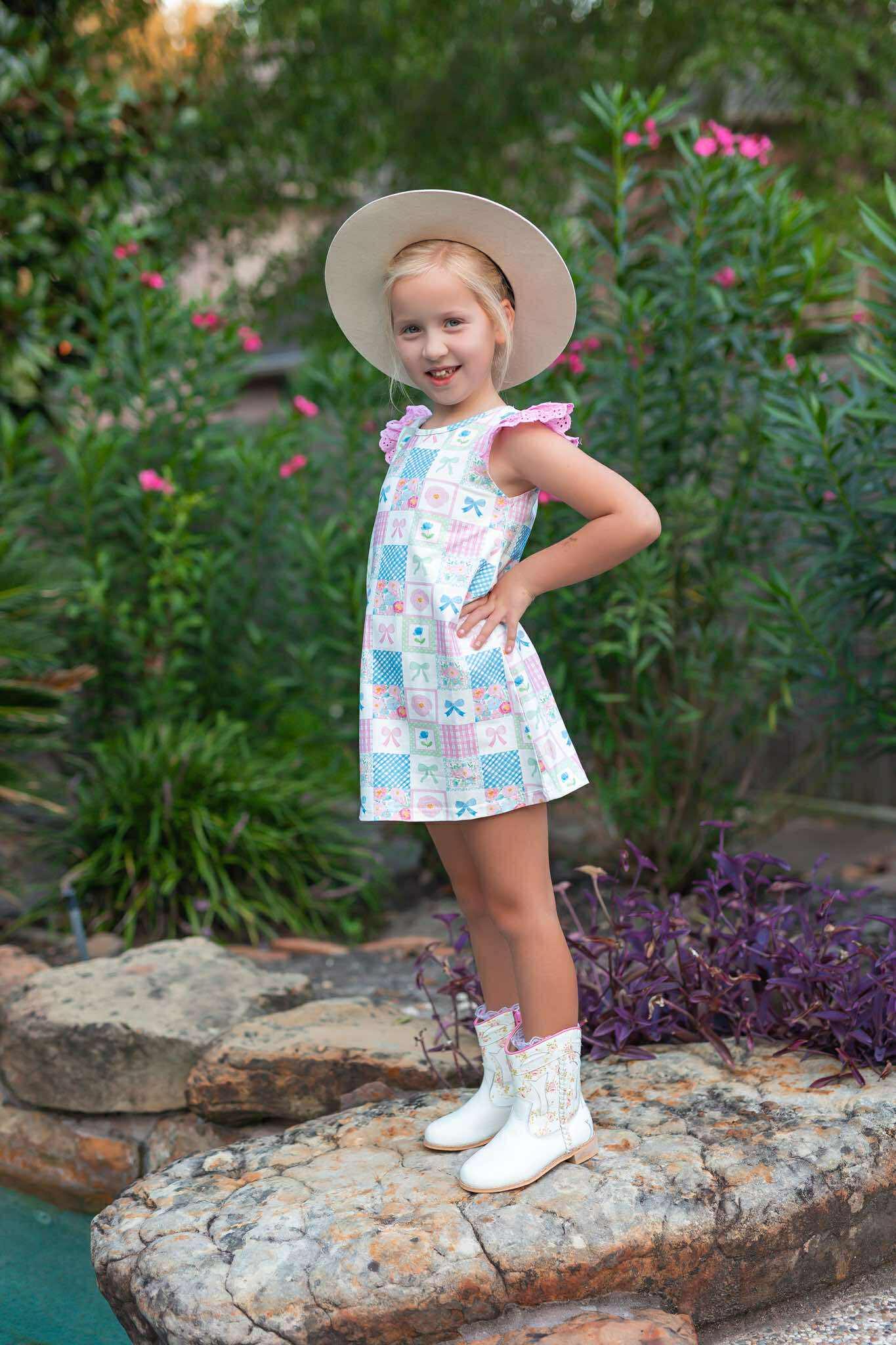 Braided floral cowboy boots - Kids and Adult