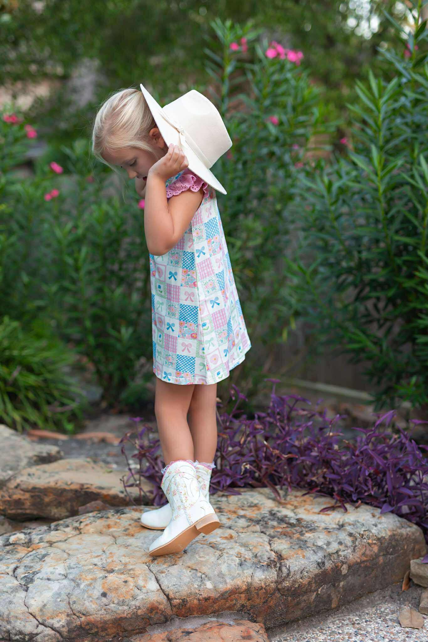 Braided floral cowboy boots - Kids and Adult