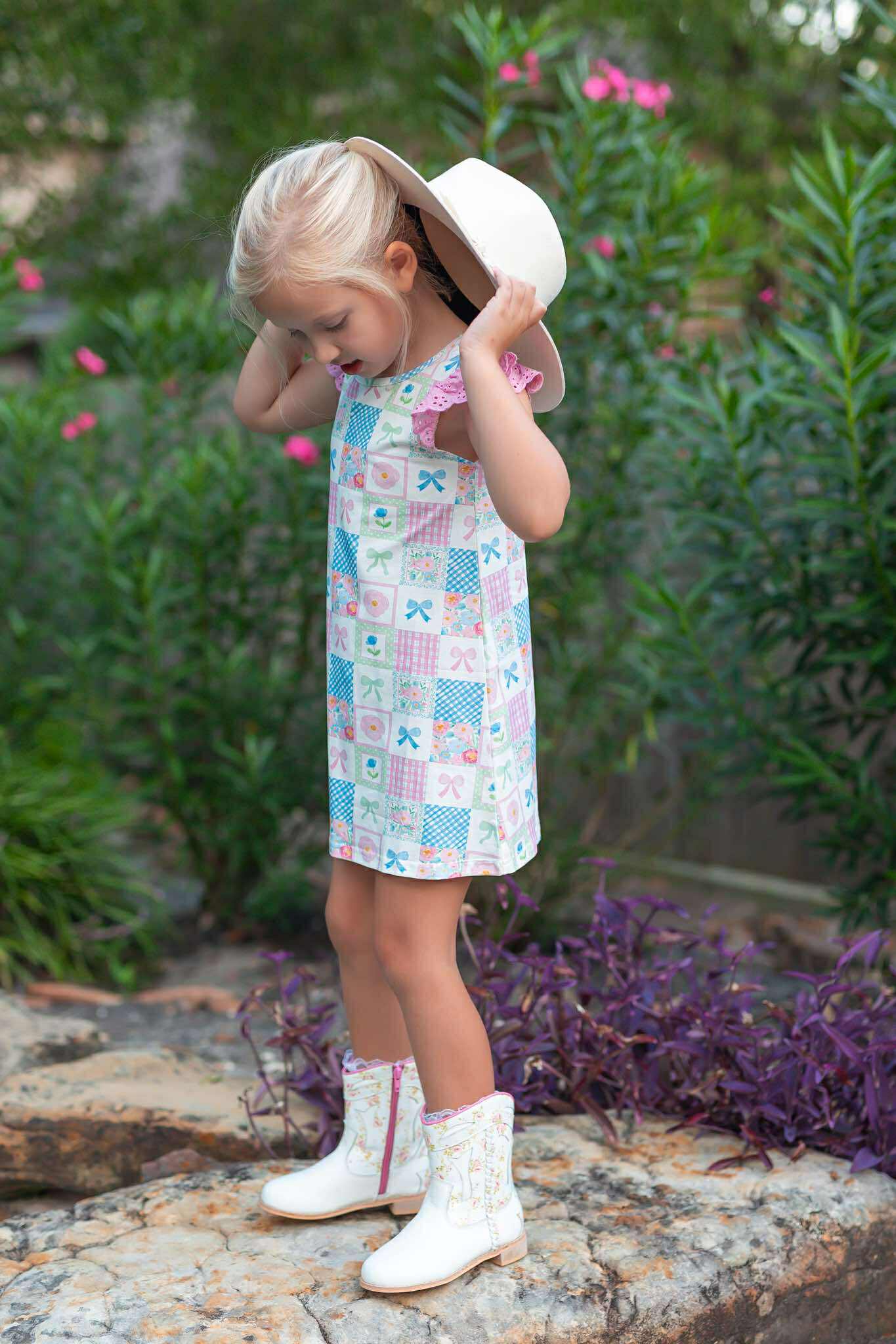 Braided floral cowboy boots - Kids and Adult