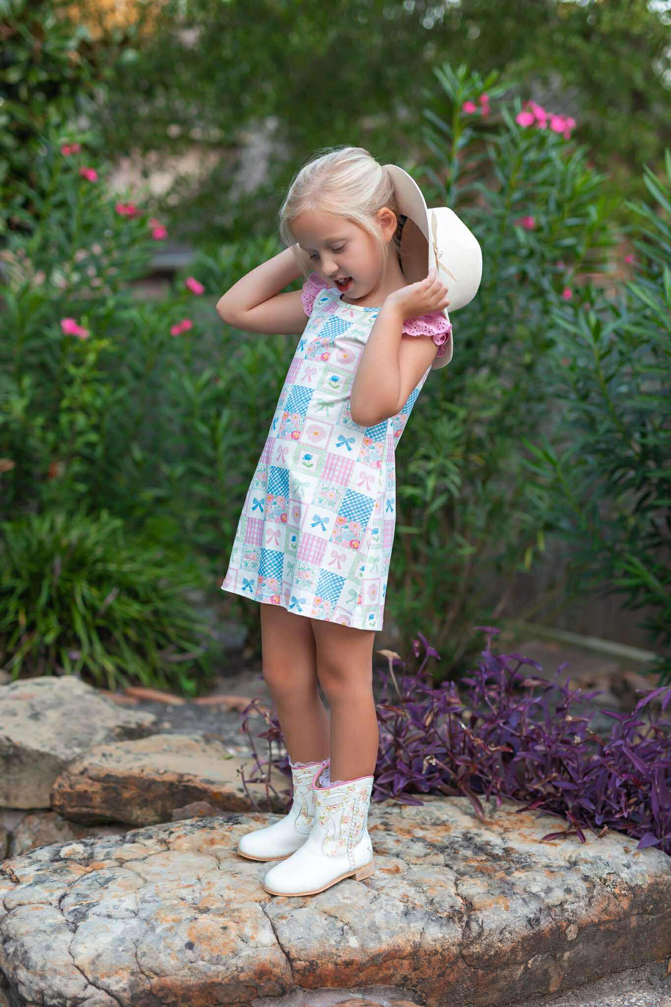 Braided floral cowboy boots - Kids and Adult