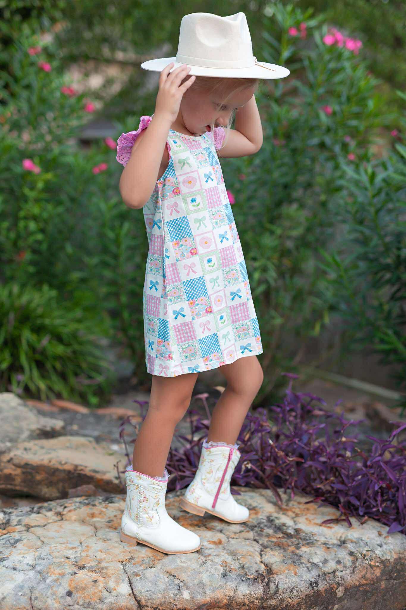 Braided floral cowboy boots - Kids and Adult