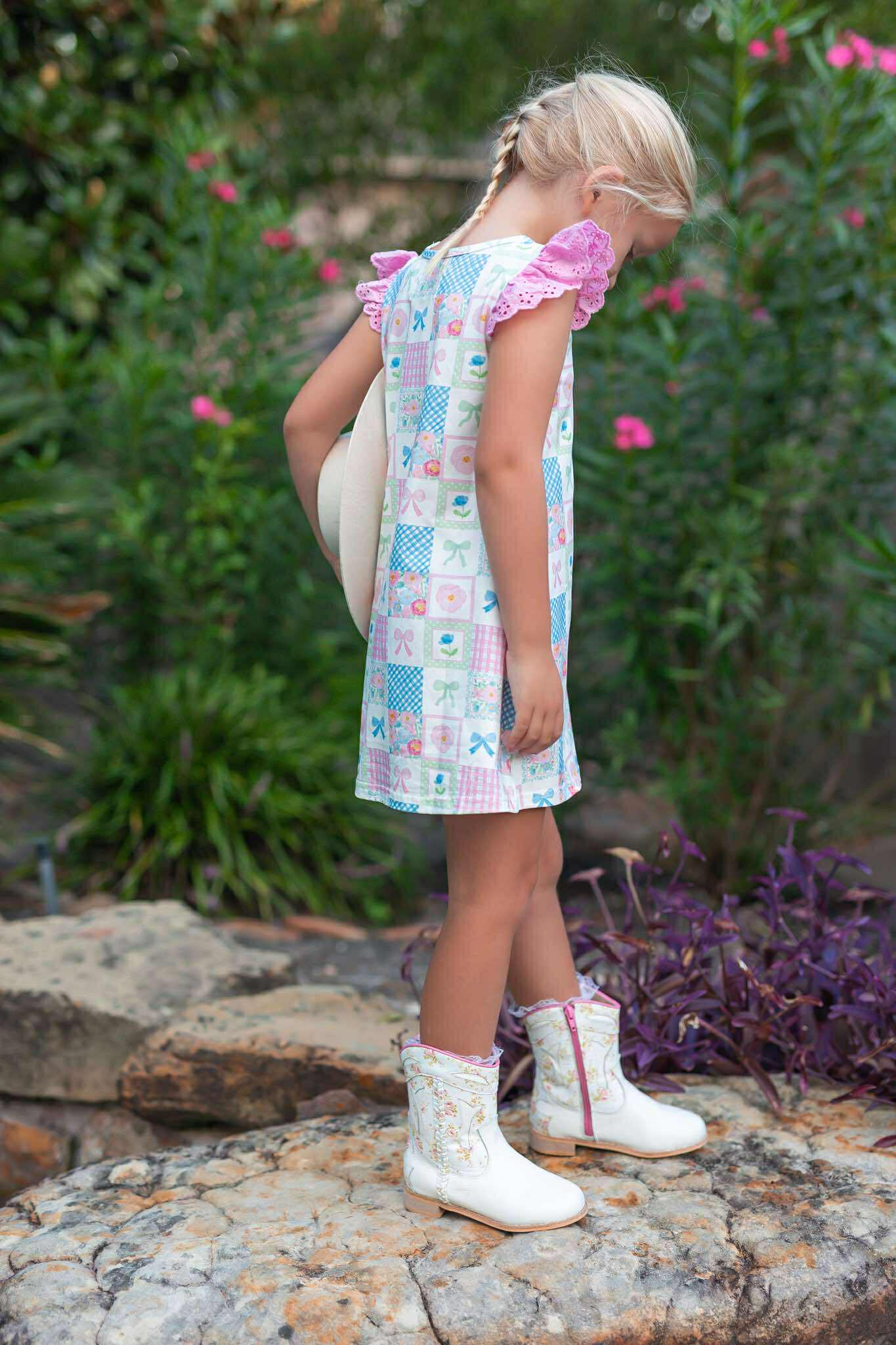 Braided floral cowboy boots - Kids and Adult