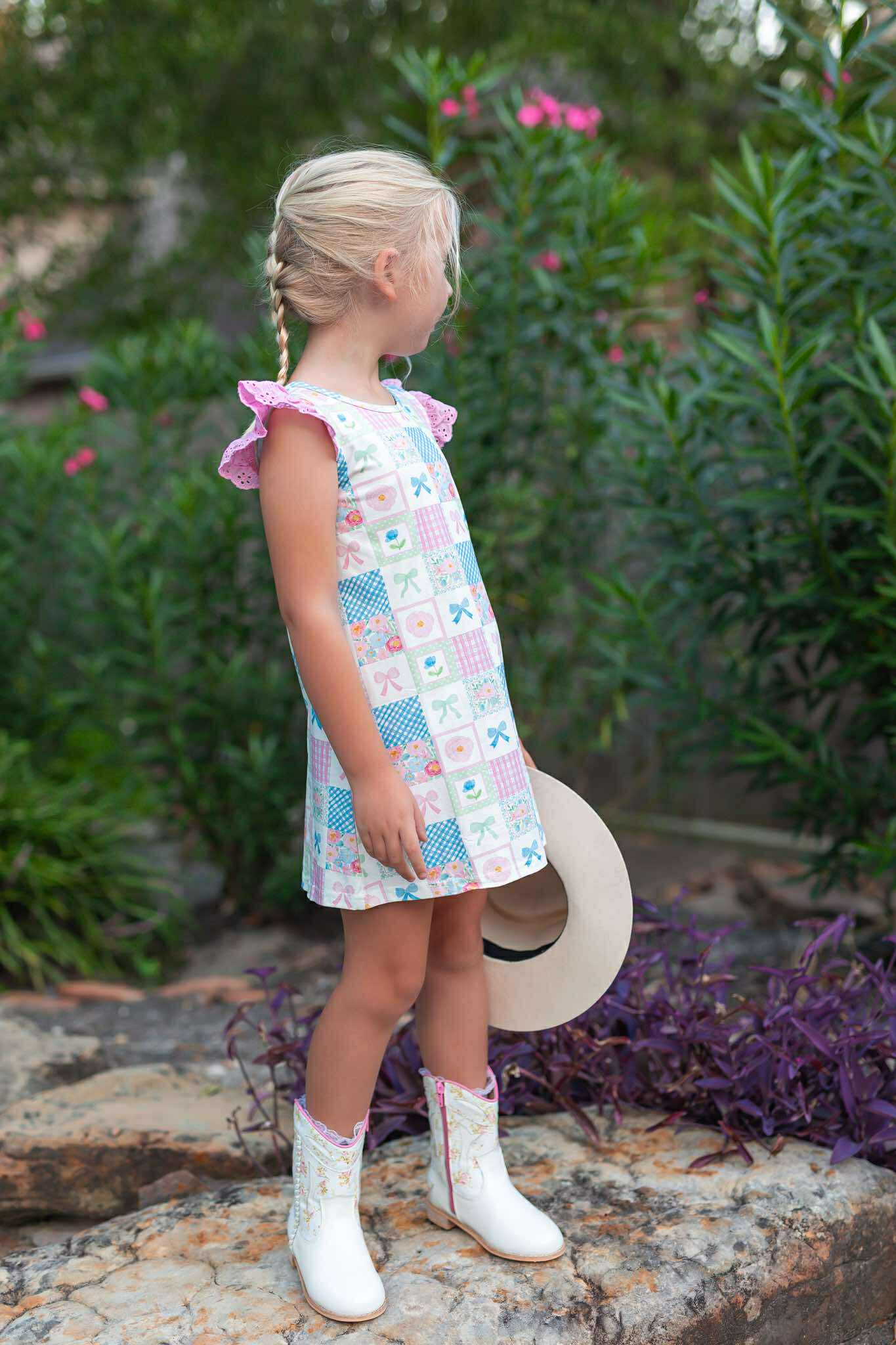 Braided floral cowboy boots - Kids and Adult
