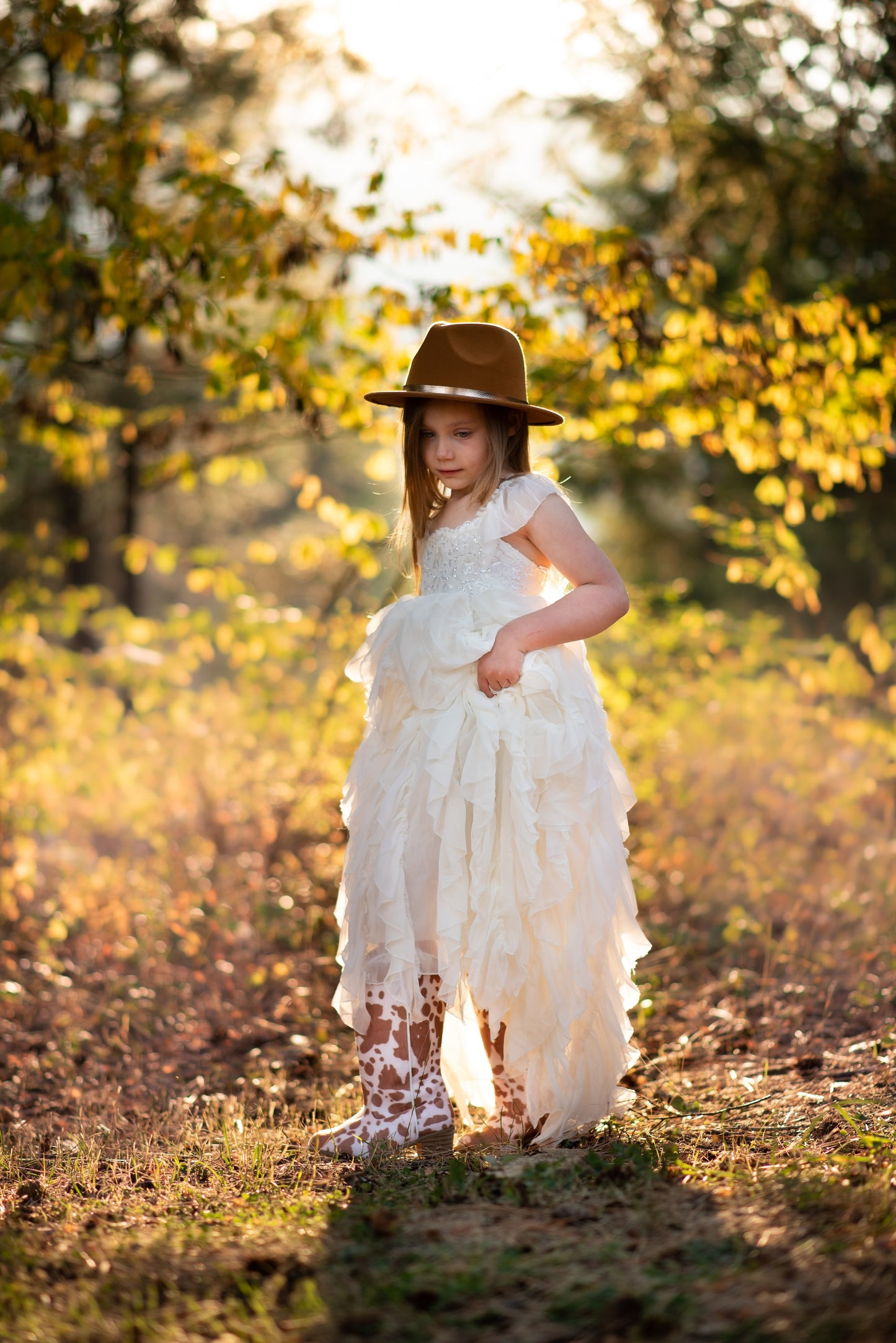 Taylor Cowgirl Calf Hair Boots