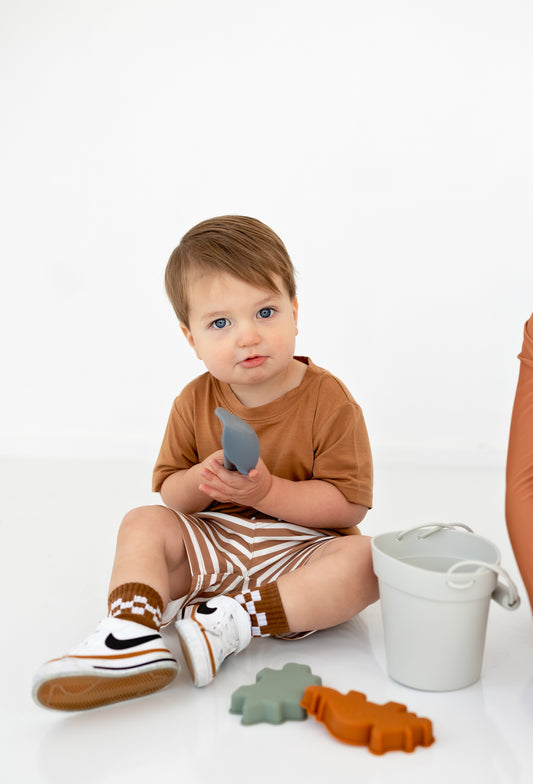 Dinosaur silicone beach bucket sand toys